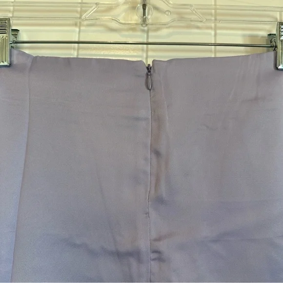 NWT WeWoreWhat purple lilac satin mini skirt women’s small - Picture 9 of 11